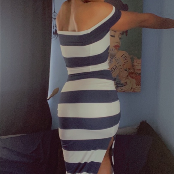 stripe two piece - Picture 2 of 3